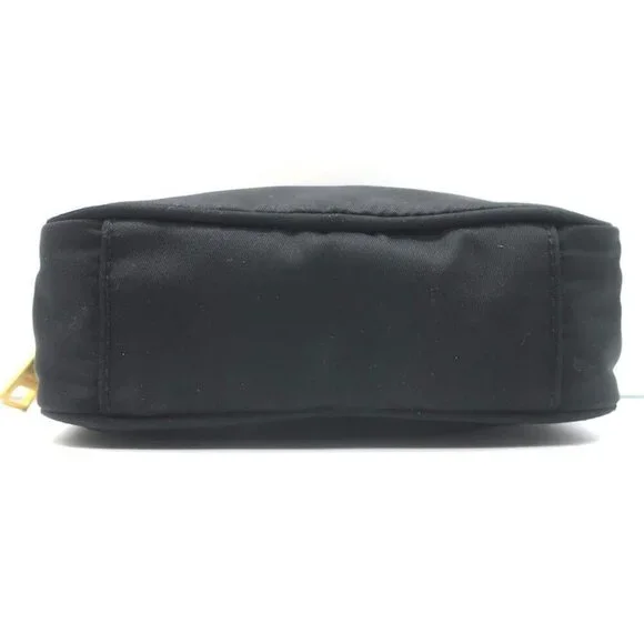 Prada Tessuto Mini Camera Crossbody Bag Black Nylon & Saffiano Leather Clutch - Picture 9 of 15